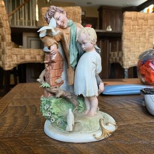 Boys with Dove Italian Art